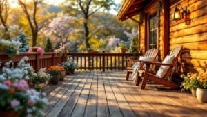 Holzterrasse nach dem Winter grau? Dieses Hausmittel bringt die natürliche Farbe zurück