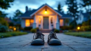 Einbruch: Warum ein altes Paar Schuhe vor der Tür Ihr Haus vor Einbrechern schützen kann