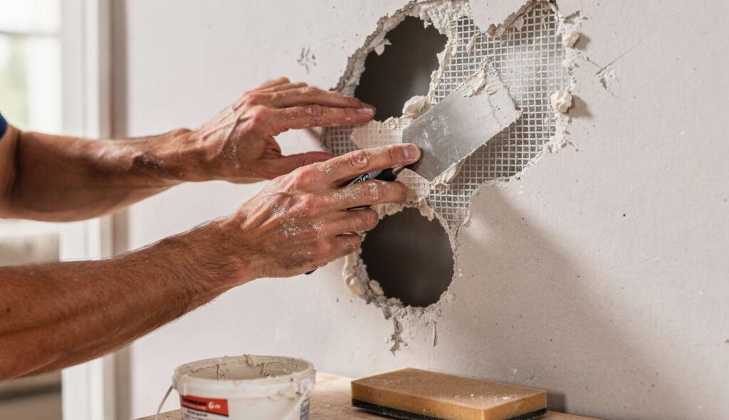 Dübelloch zu groß? Dieser einfache Reparaturkniff macht die Wand wieder tragfähig