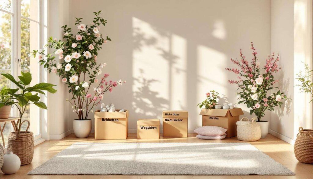 Wohnung ausmisten im Frühling: Die Drei-Kisten-Methode, die Ordnungsberater empfehlen