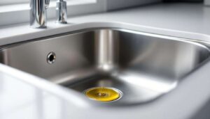 Edelstahl-Spüle polieren: Ein Tropfen Olivenöl bringt den Glanz zurück