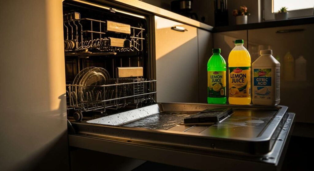 Geschirrspüler entkalken: Zitronensäure statt Spezialreiniger – so geht es richtig