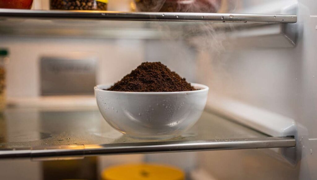 Kühlschrank stinkt? Ein Schälchen Kaffeepulver neutralisiert Gerüche über Nacht